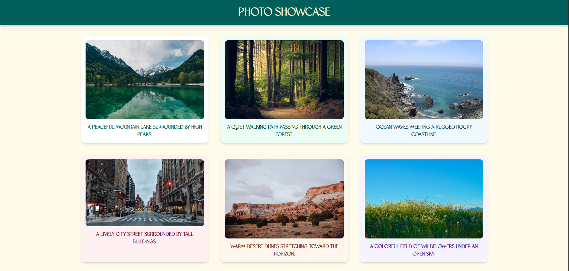 Photo Showcase screenshot
